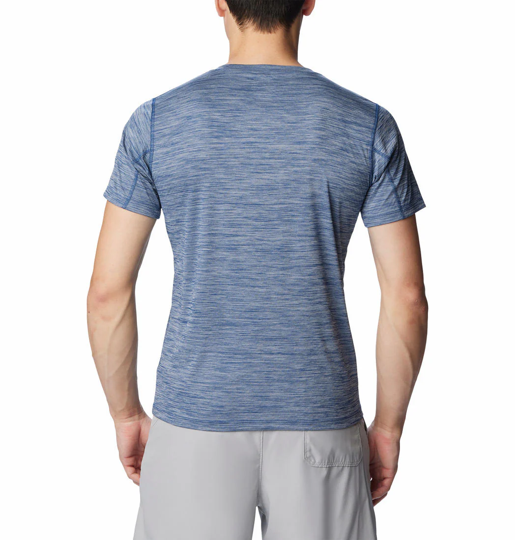 Columbia Men Blue Zero Rules Short Sleeve Graphic Shirt (Sun Protection) - Image 5