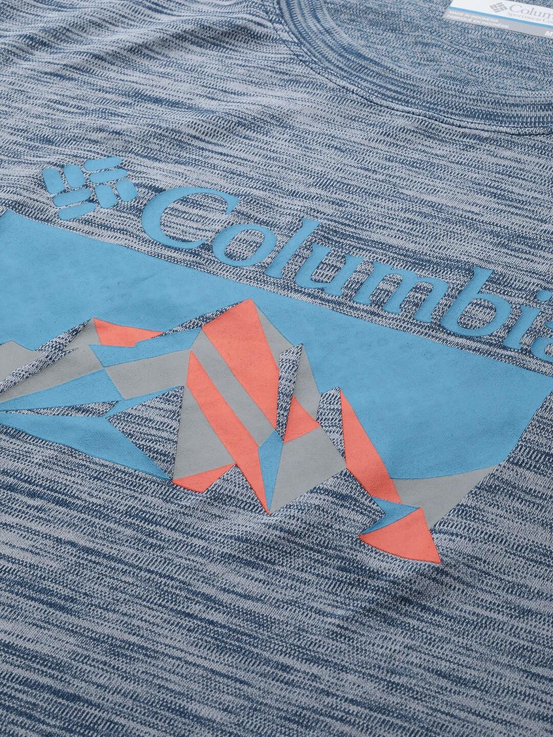 Columbia Men Blue Zero Rules Short Sleeve Graphic Shirt (Sun Protection) - Image 6