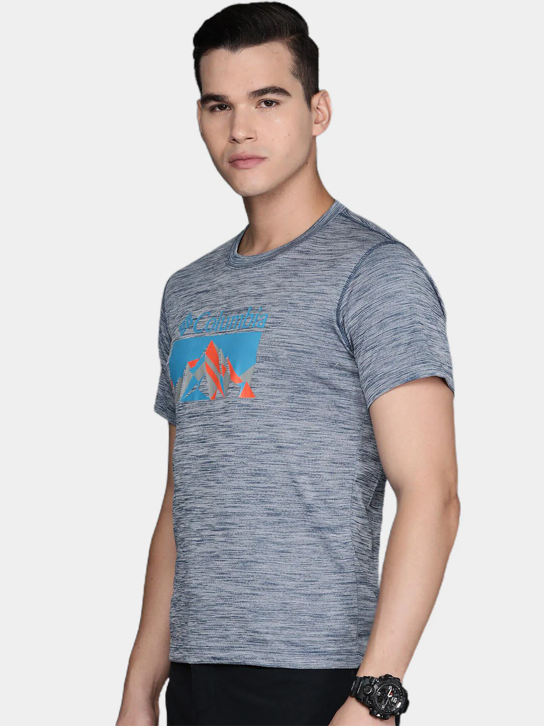 Columbia Men Blue Zero Rules Short Sleeve Graphic Shirt (Sun Protection) - Image 8