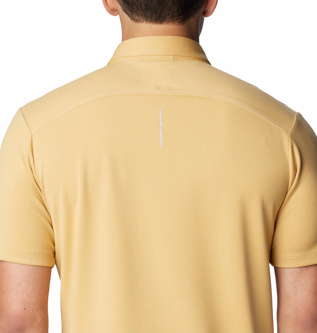 Columbia Men Yellow Black Mesa Polo - Image 6