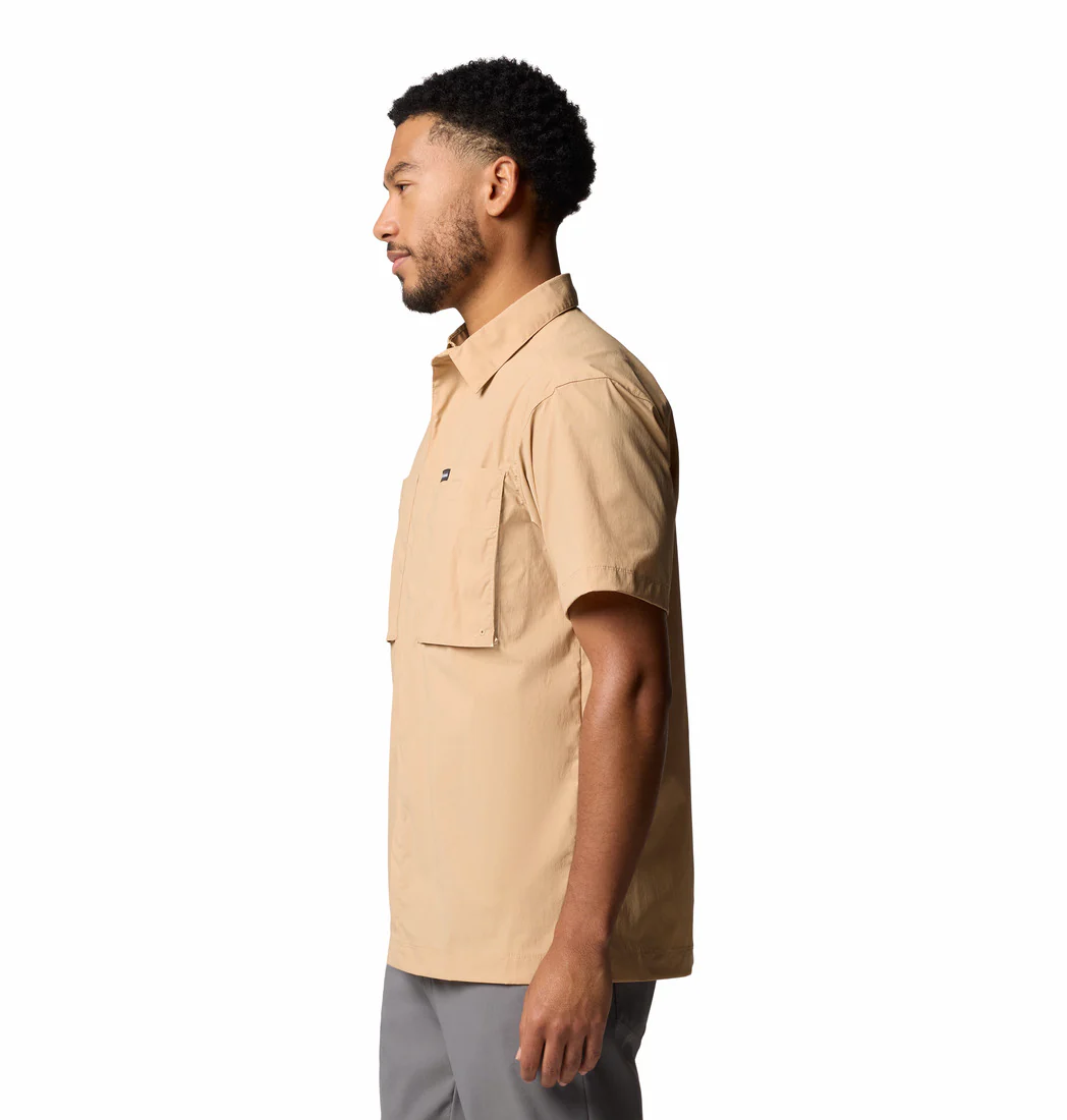 Columbia Men Brown Black Mesa Utility SS Shirt - Image 4