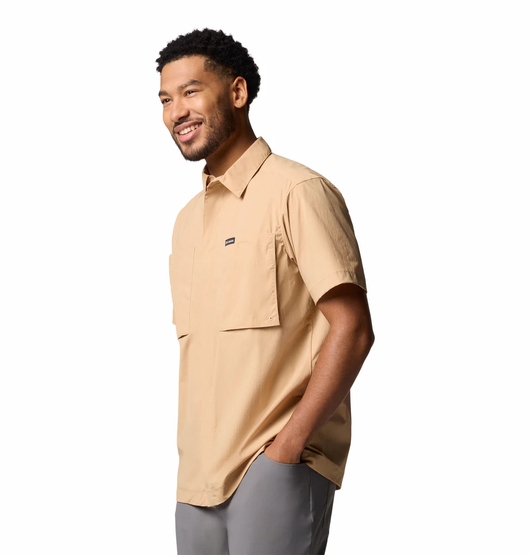Columbia Men Brown Black Mesa Utility SS Shirt - Image 5