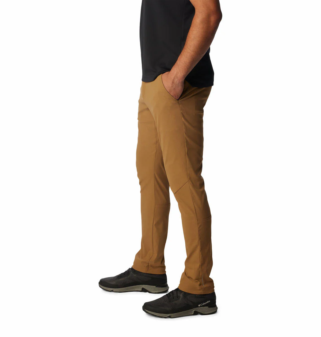 Columbia Men Brown Black Mesa Woven Pant (Sun Protection) - Image 4