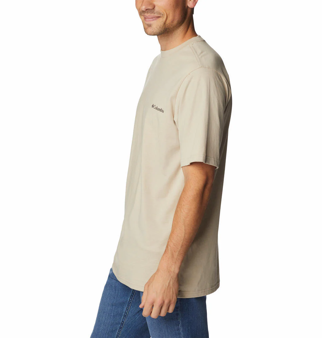 Columbia Men Brown CSC Basic Logo Short Sleeve - Image 4
