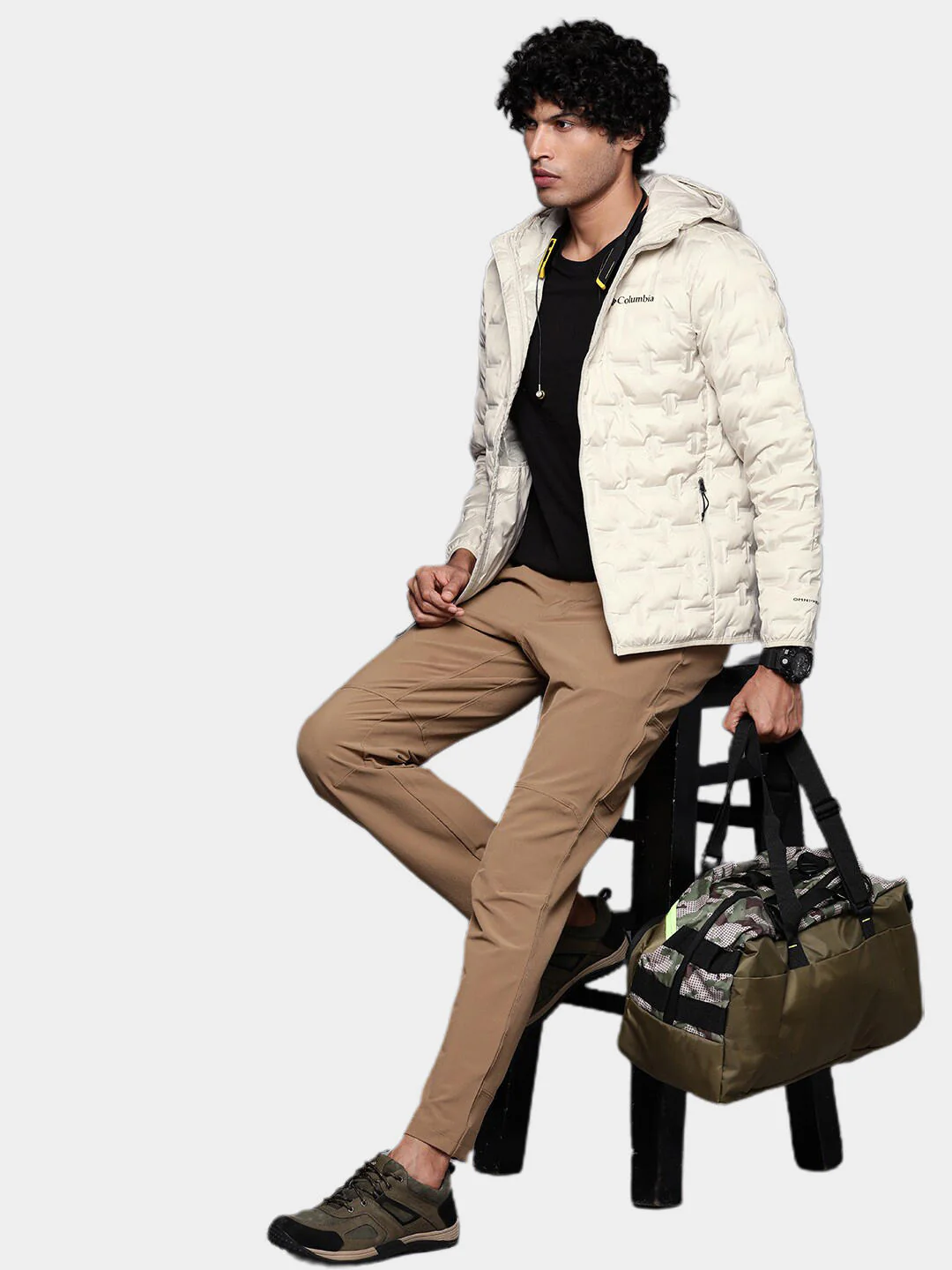 Columbia Men Brown Delta Ridge Down Hooded Jacket - Image 12