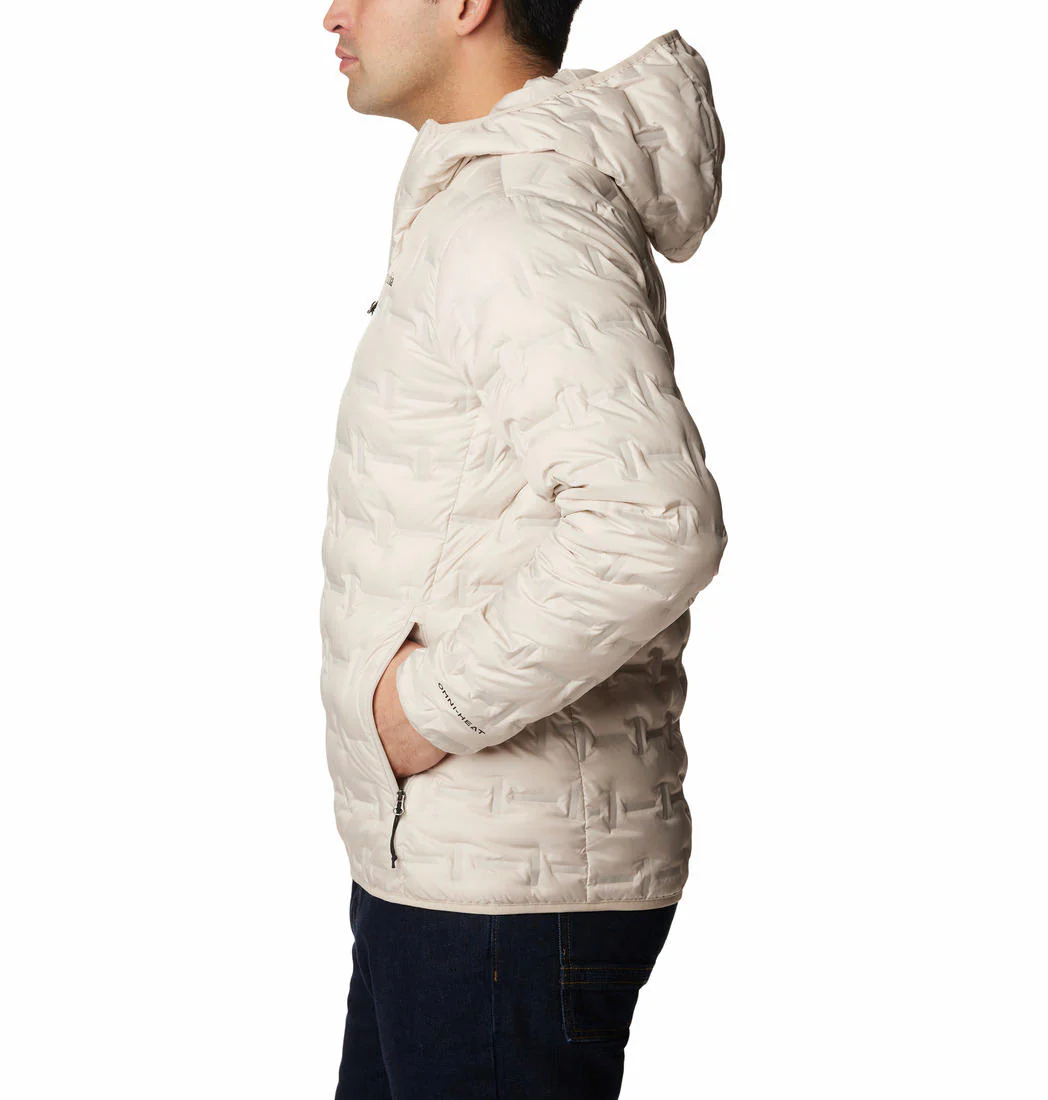 Columbia Men Brown Delta Ridge Down Hooded Jacket - Image 2