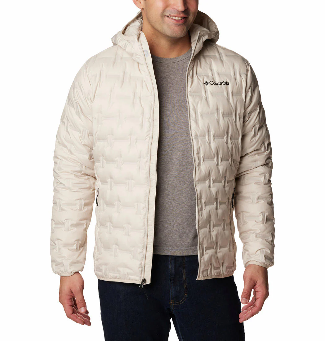 Columbia Men Brown Delta Ridge Down Hooded Jacket - Image 5