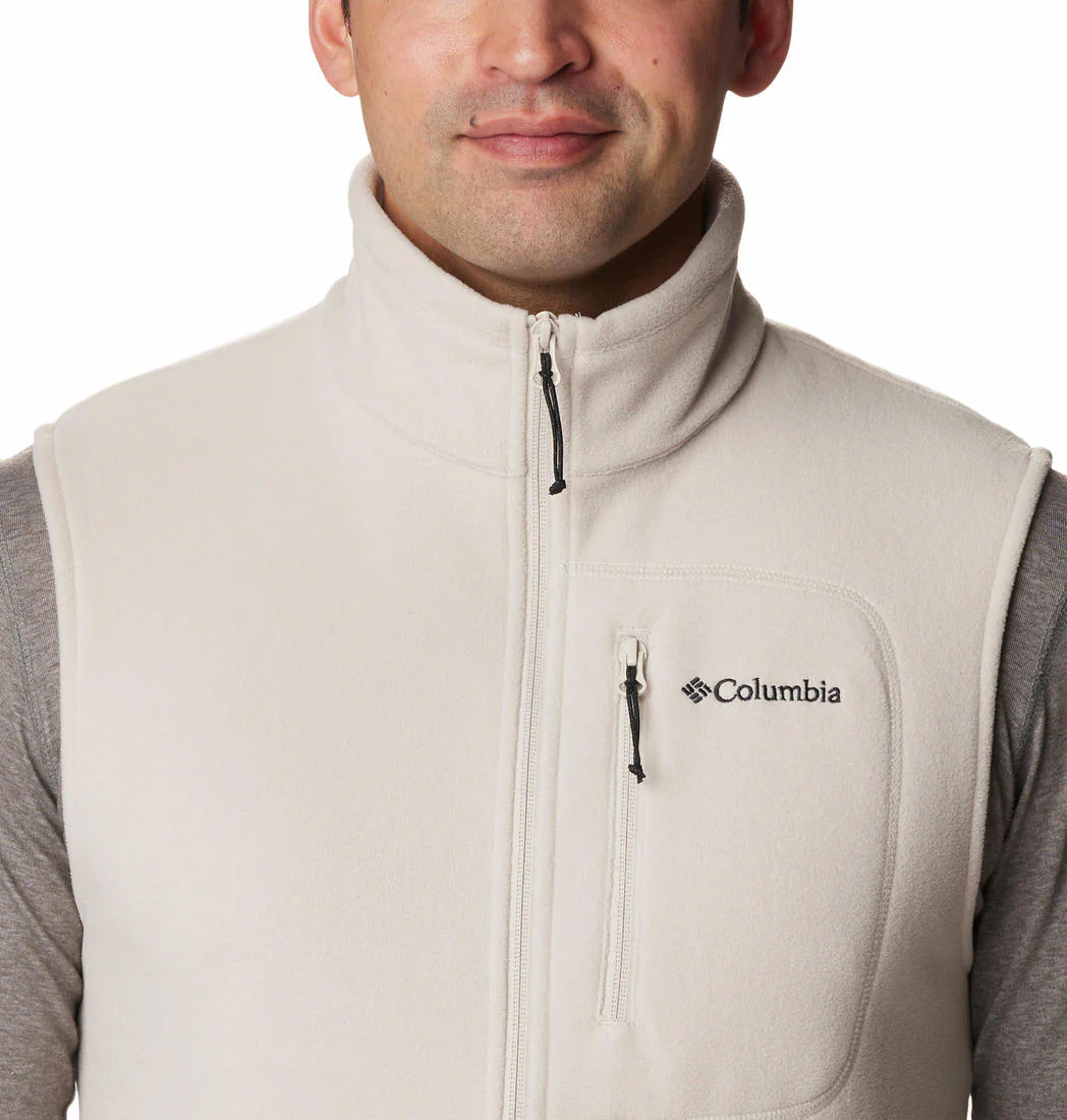 Columbia Men Brown Fast Trek Fleece Vest - Image 5