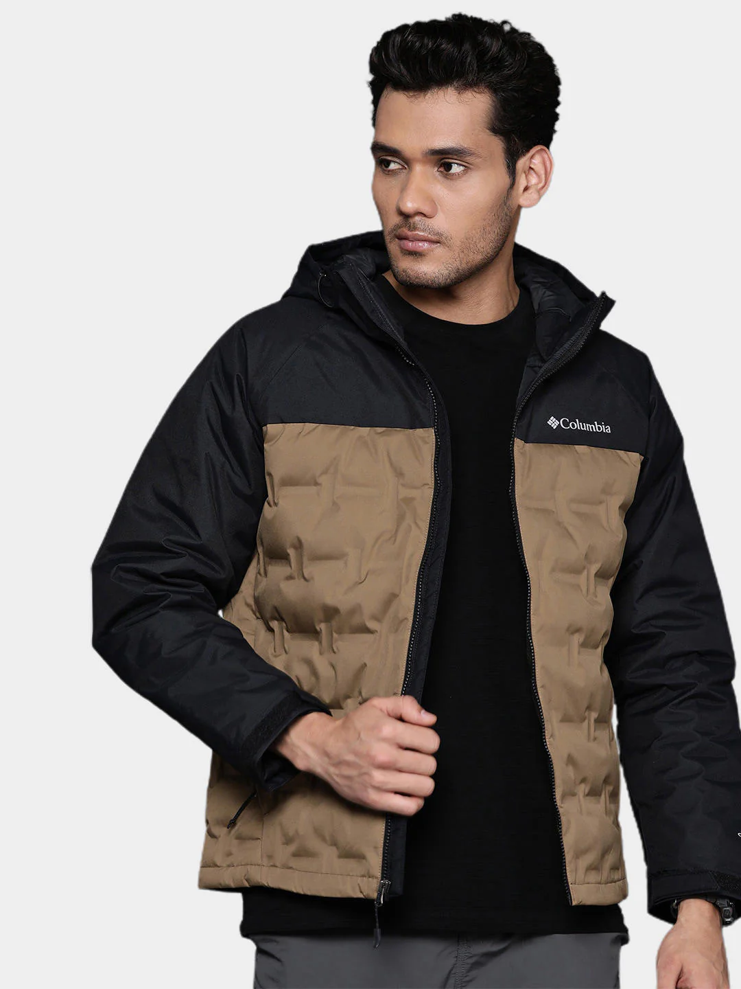 Columbia Men Brown Grand Trek II Down Hooded Jacket - Image 10