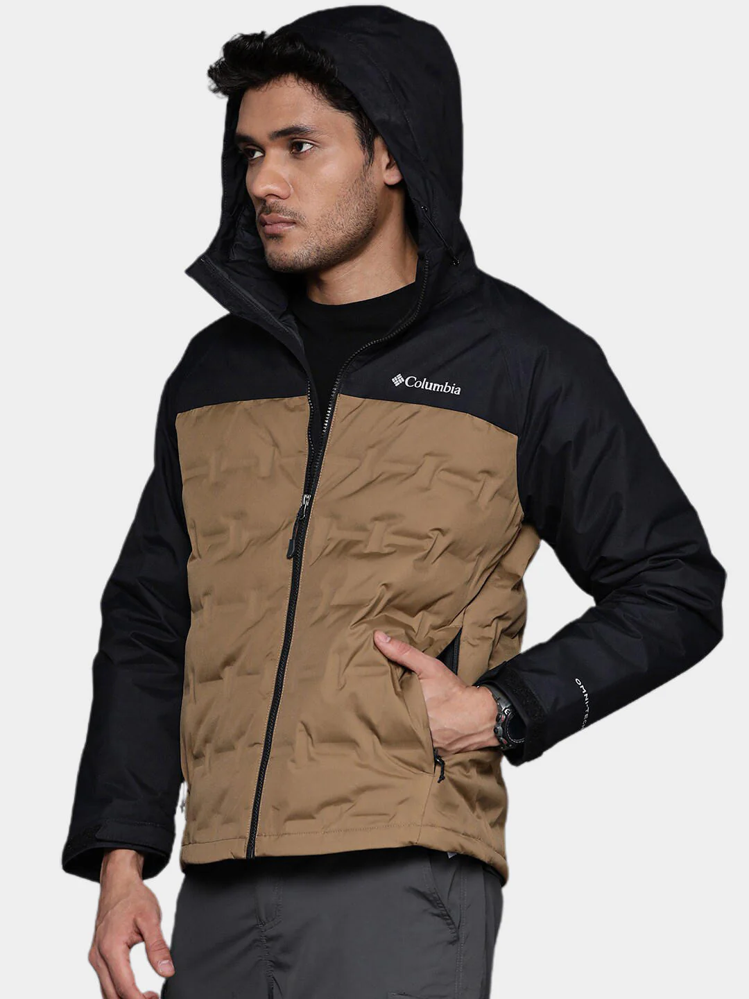 Columbia Men Brown Grand Trek II Down Hooded Jacket - Image 11