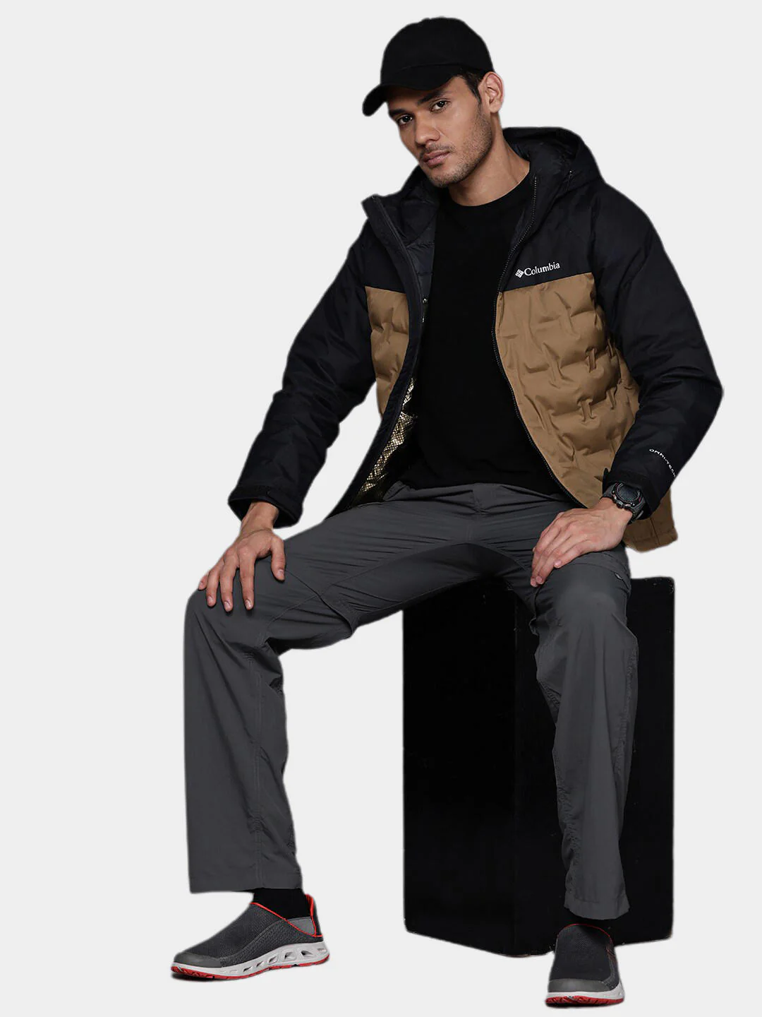 Columbia Men Brown Grand Trek II Down Hooded Jacket - Image 12