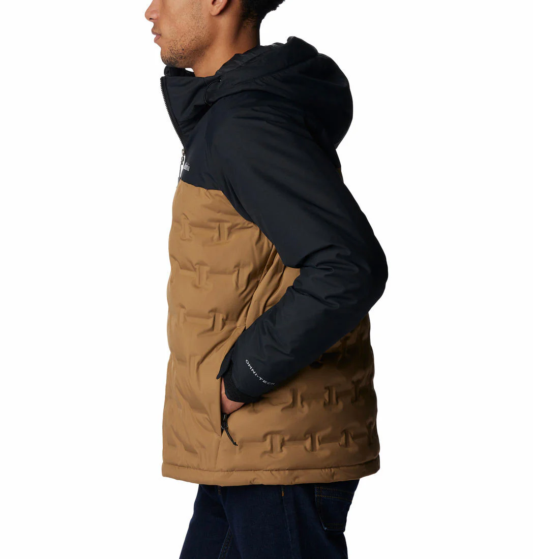 Columbia Men Brown Grand Trek II Down Hooded Jacket - Image 2
