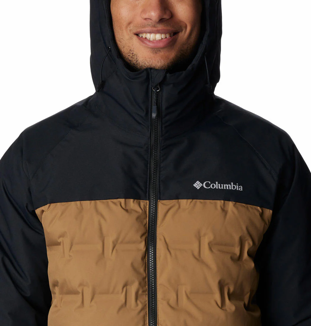 Columbia Men Brown Grand Trek II Down Hooded Jacket - Image 3