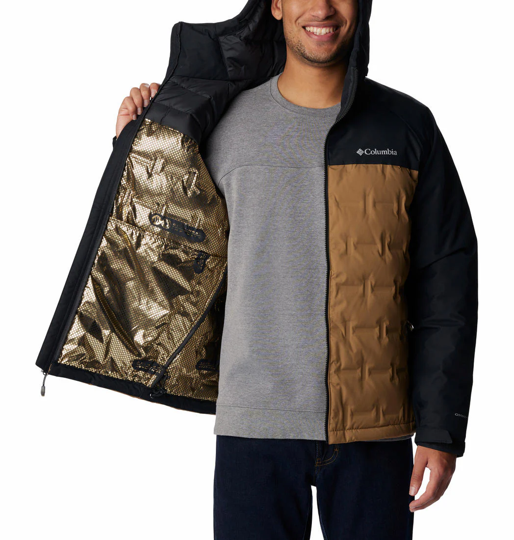 Columbia Men Brown Grand Trek II Down Hooded Jacket - Image 4