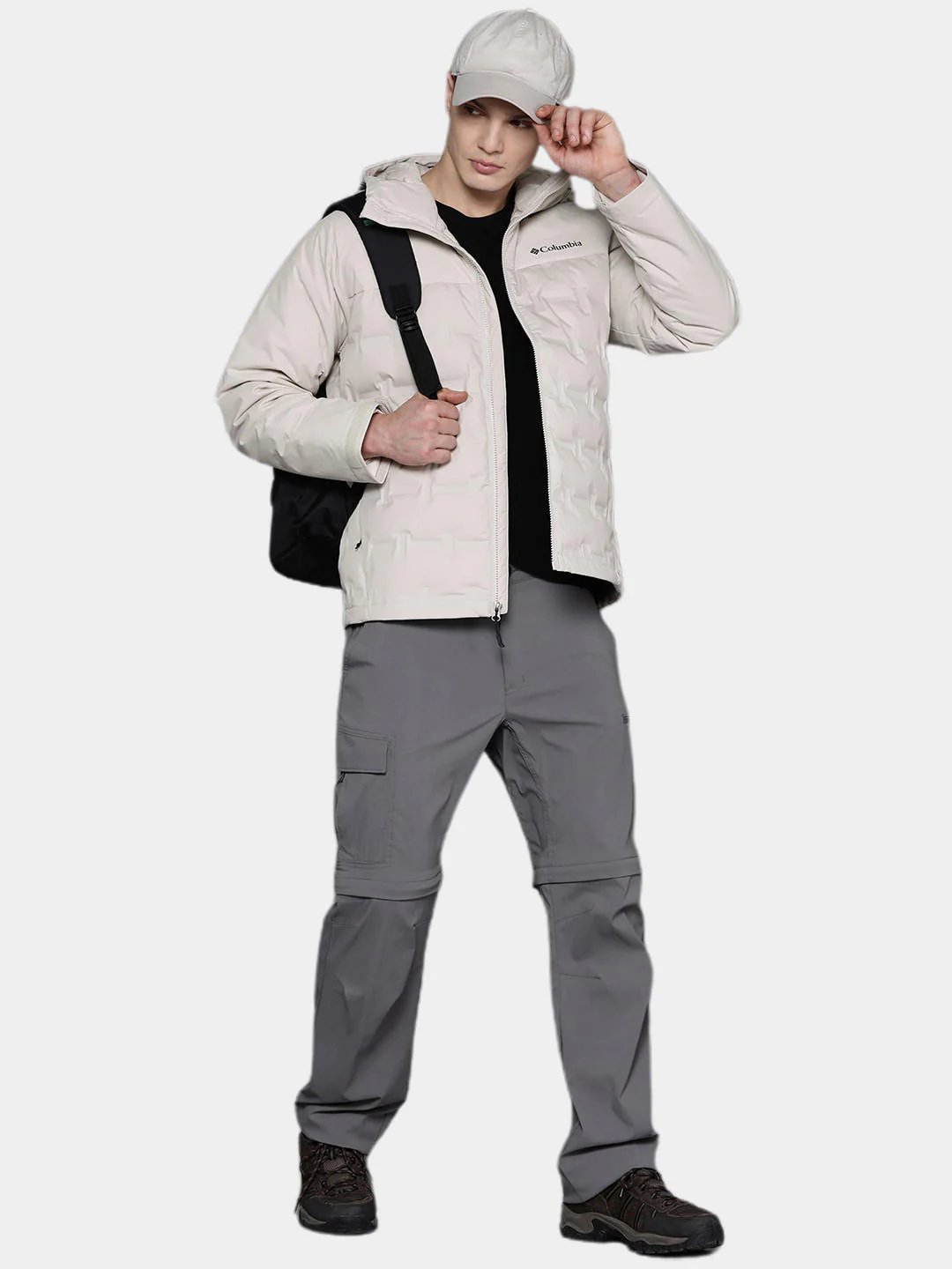 Columbia Men Brown Grand Trek II Down Hooded Jacket - Image 9