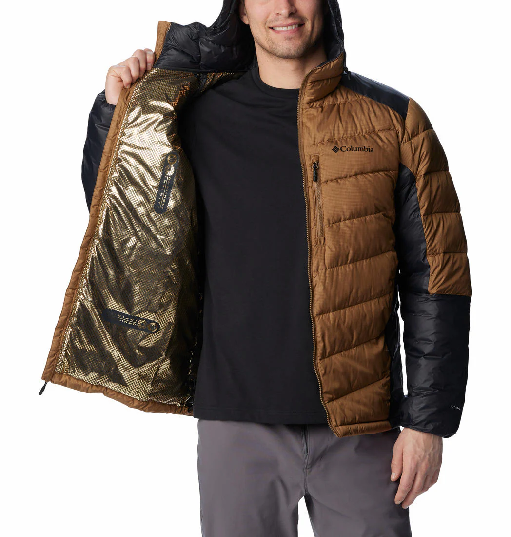 Columbia Men Brown Labyrinth Loop Hooded Jacket - Image 3