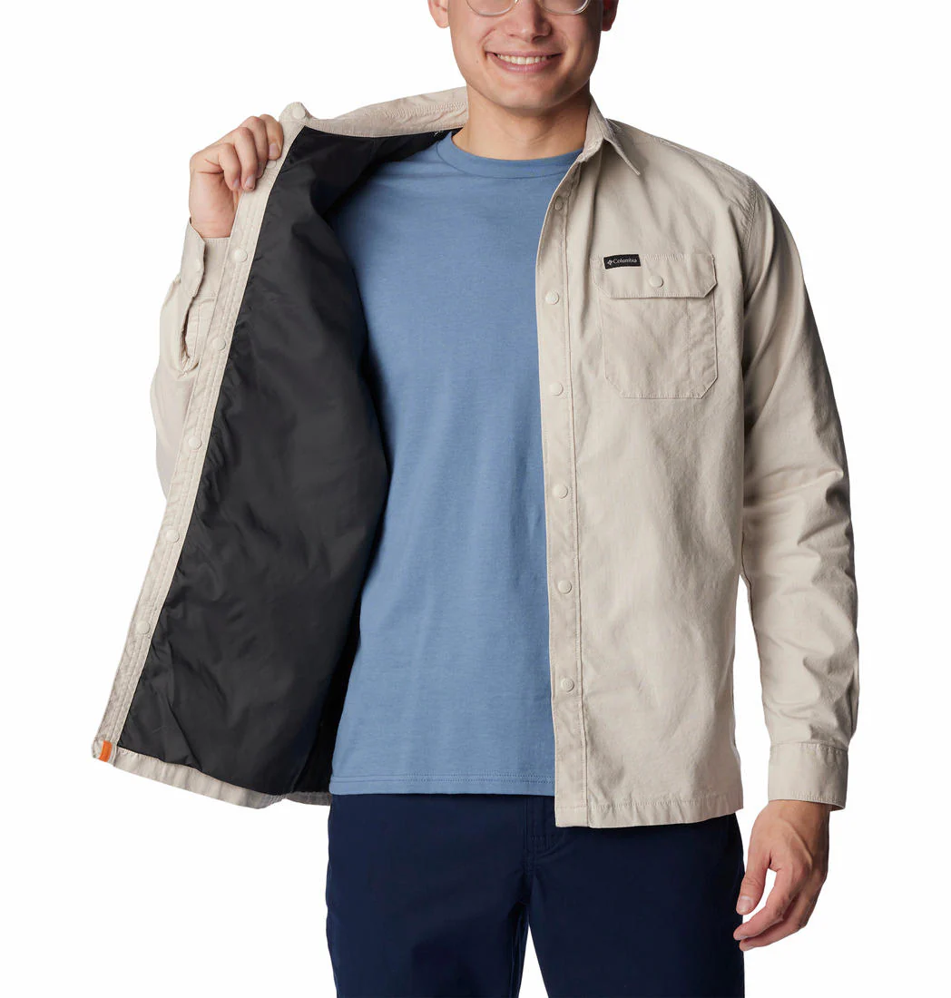 Columbia Men Brown Landroamer Lined Shirt - Image 4