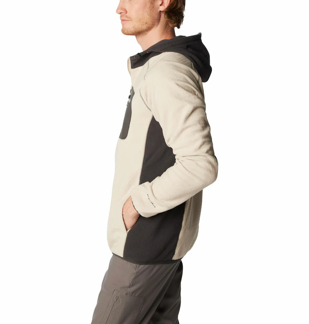 Columbia Men Brown M Outdoor Tracks Hooded Full Zip - Image 5