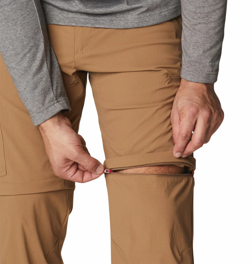 Columbia Men Brown Newton Ridge II Convertible Pant (Sun Protection) - Image 4