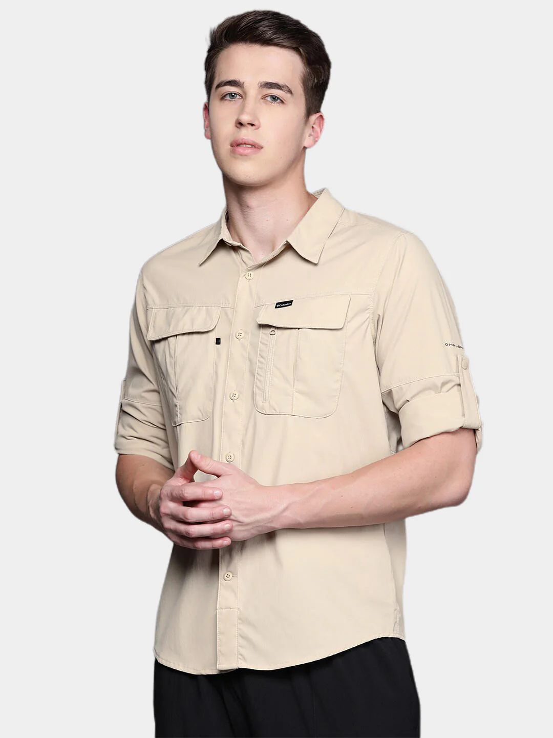 Columbia Men Brown Newton Ridge II Long Sleeve (Sun Protection) - Image 12