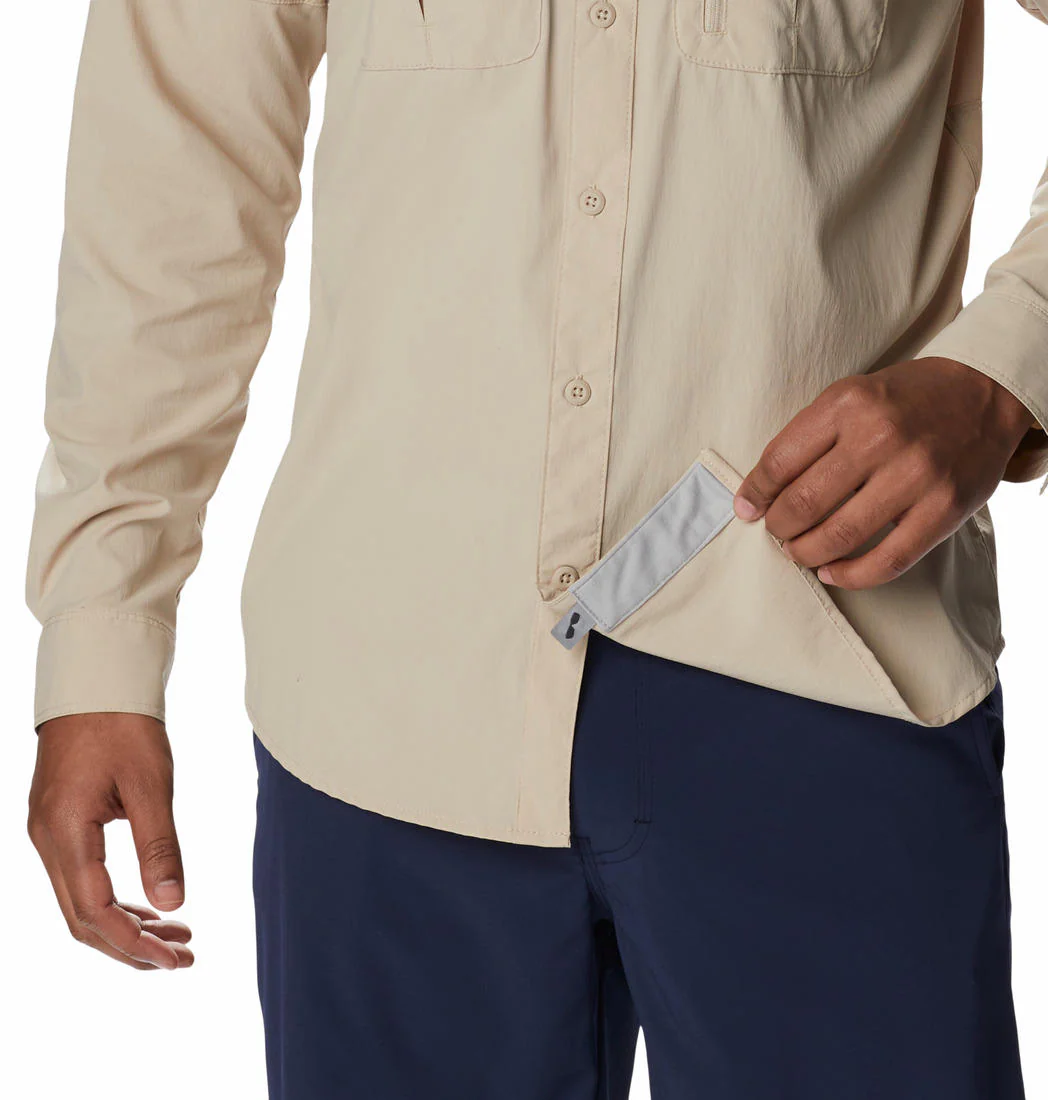 Columbia Men Brown Newton Ridge II Long Sleeve (Sun Protection) - Image 5