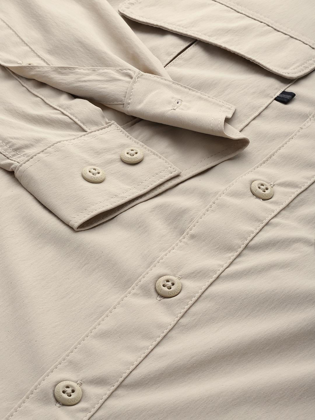 Columbia Men Brown Newton Ridge II Long Sleeve (Sun Protection) - Image 9