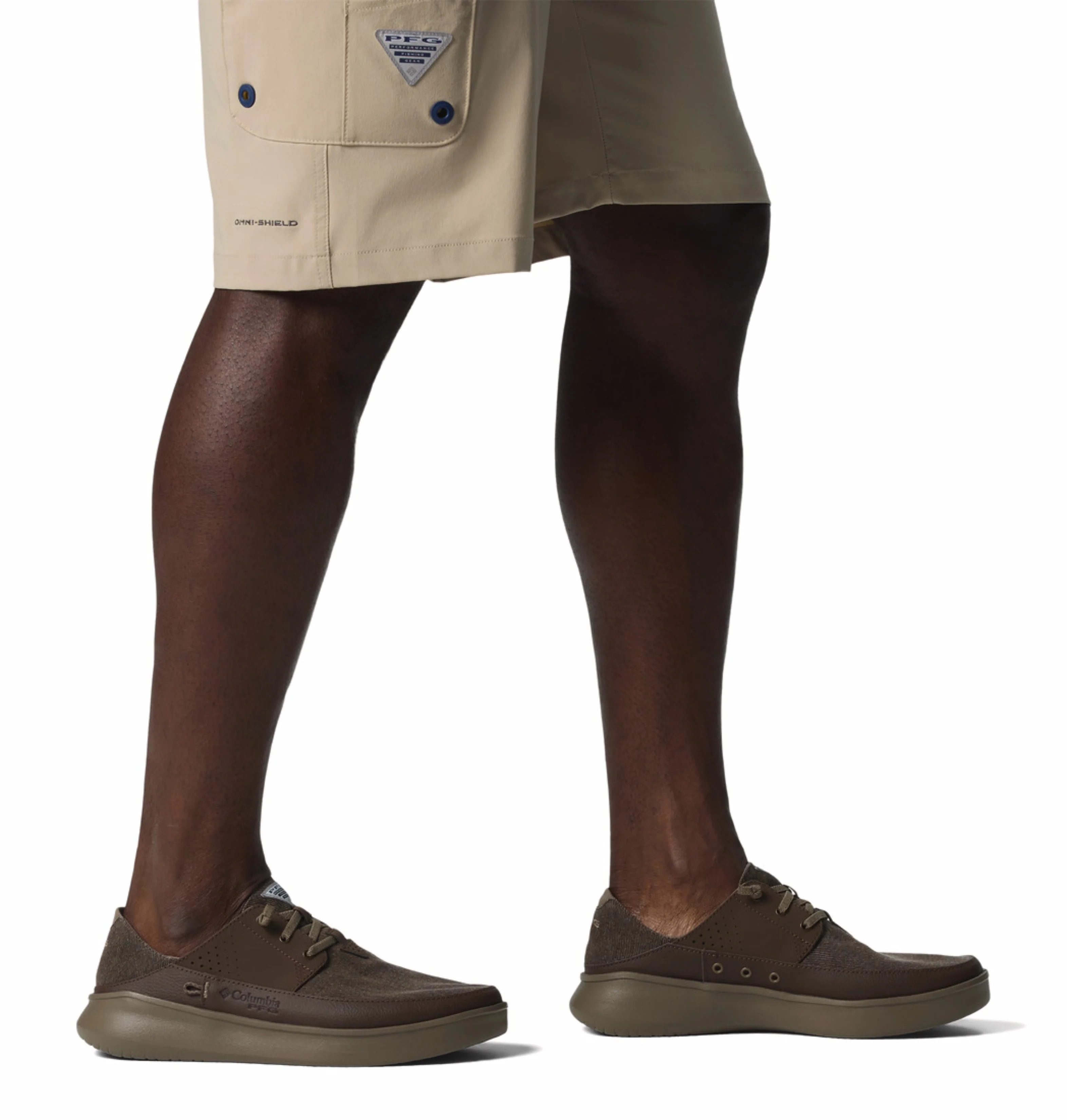 Columbia Men Brown Omni-Grip Boatside Relaxed PFG Water Shoes - Image 9