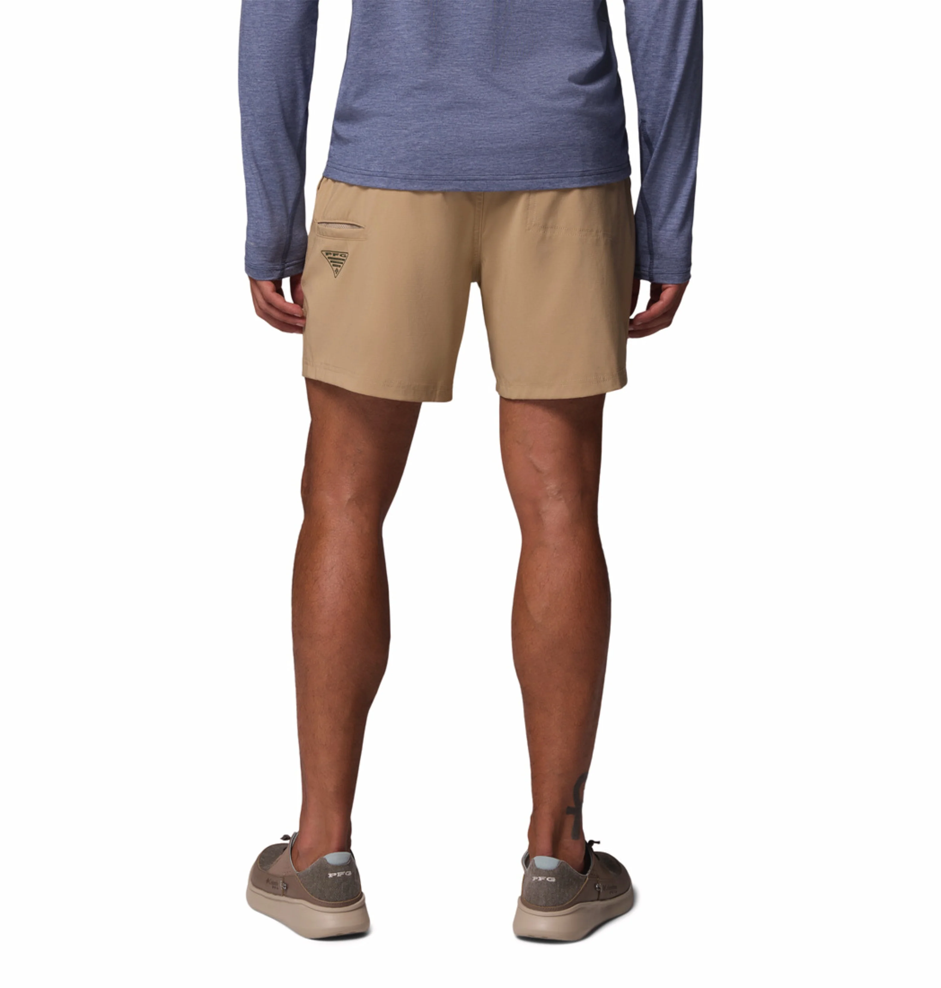 Columbia Men Brown Omni-Shade PFG Uncharted Short - Image 4