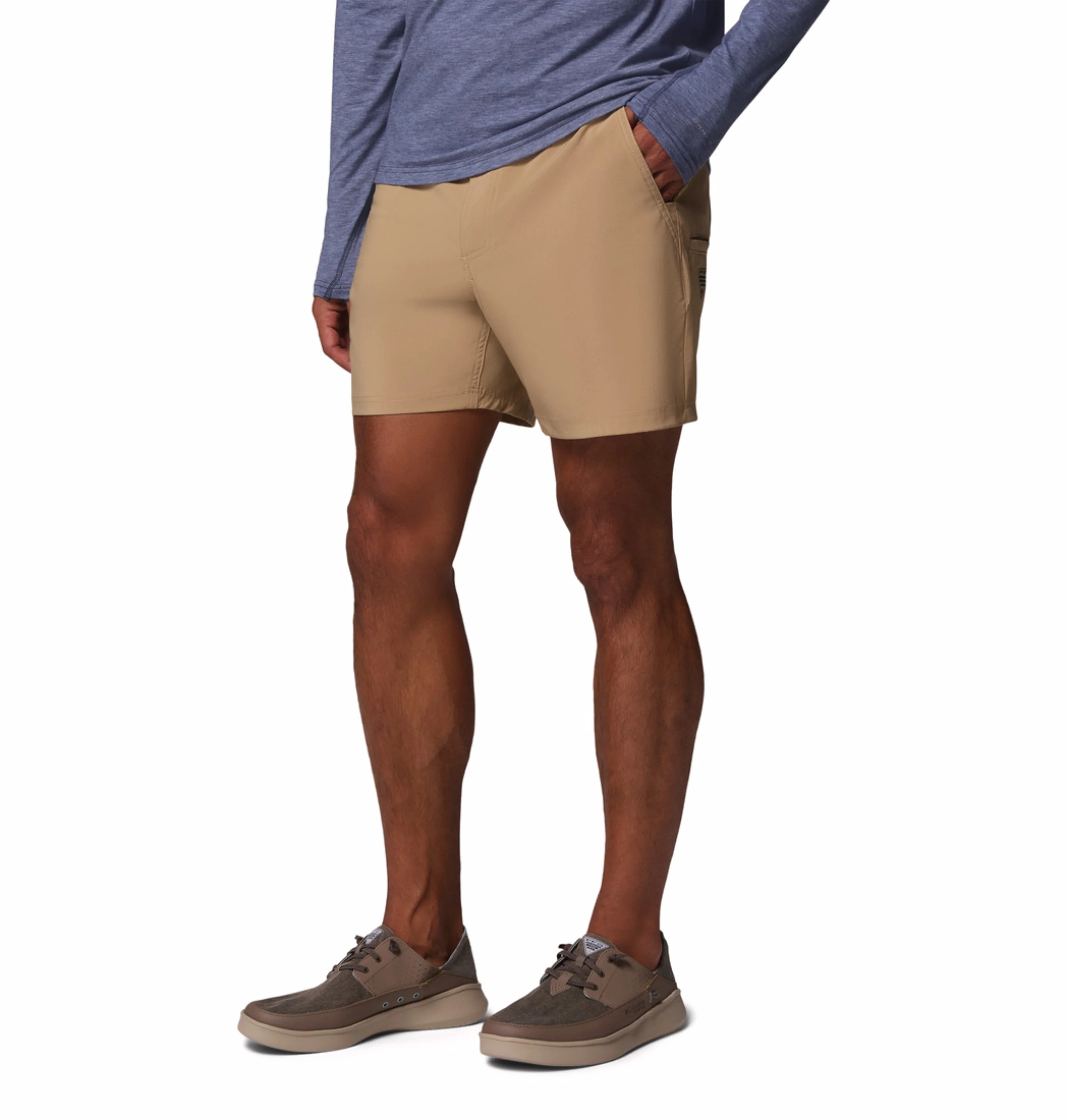Columbia Men Brown Omni-Shade PFG Uncharted Short - Image 5