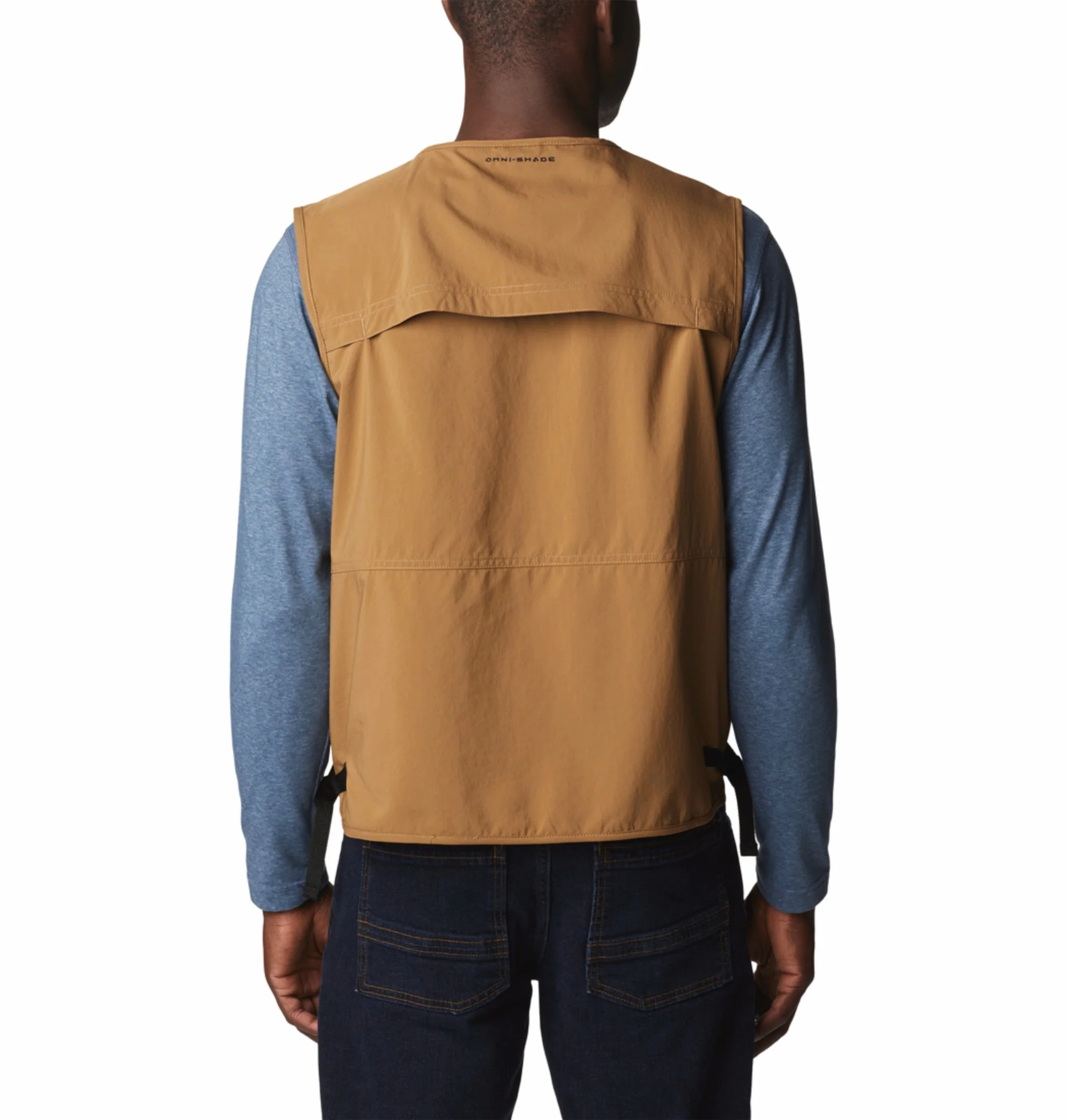 Columbia Men Brown Omni-Shade Silver Ridge Utility Vest - Image 4
