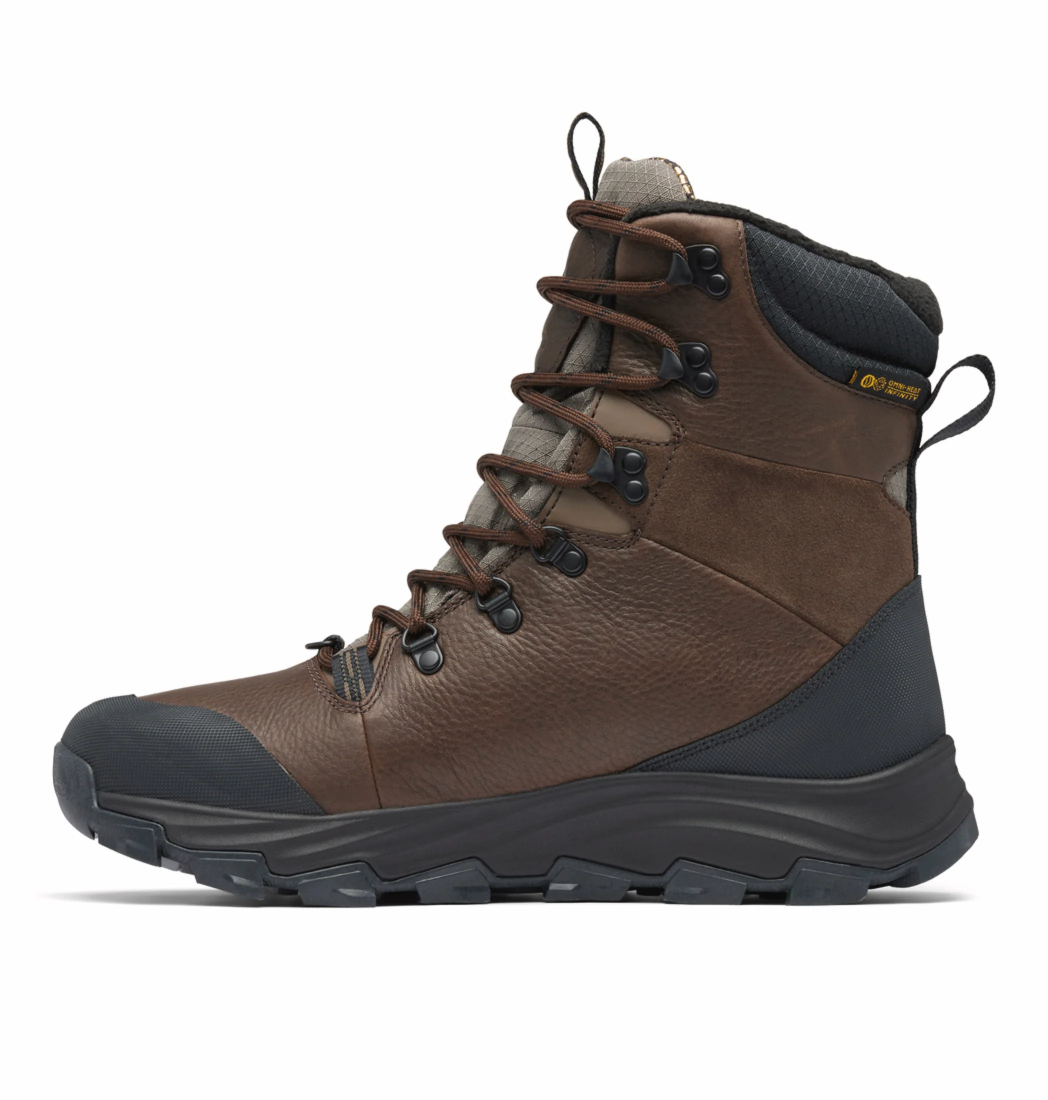 Columbia Men Brown Omnigrip ice Expeditionist Extreme Waterproof Snow Sports Boots - Image 4