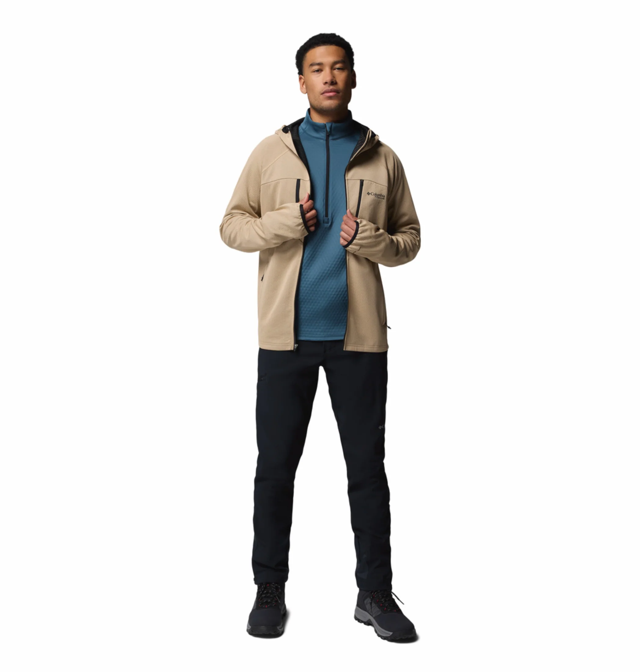 Columbia Men Brown OmniHeat Arctic Bonded Fleece Jacket - Image 6