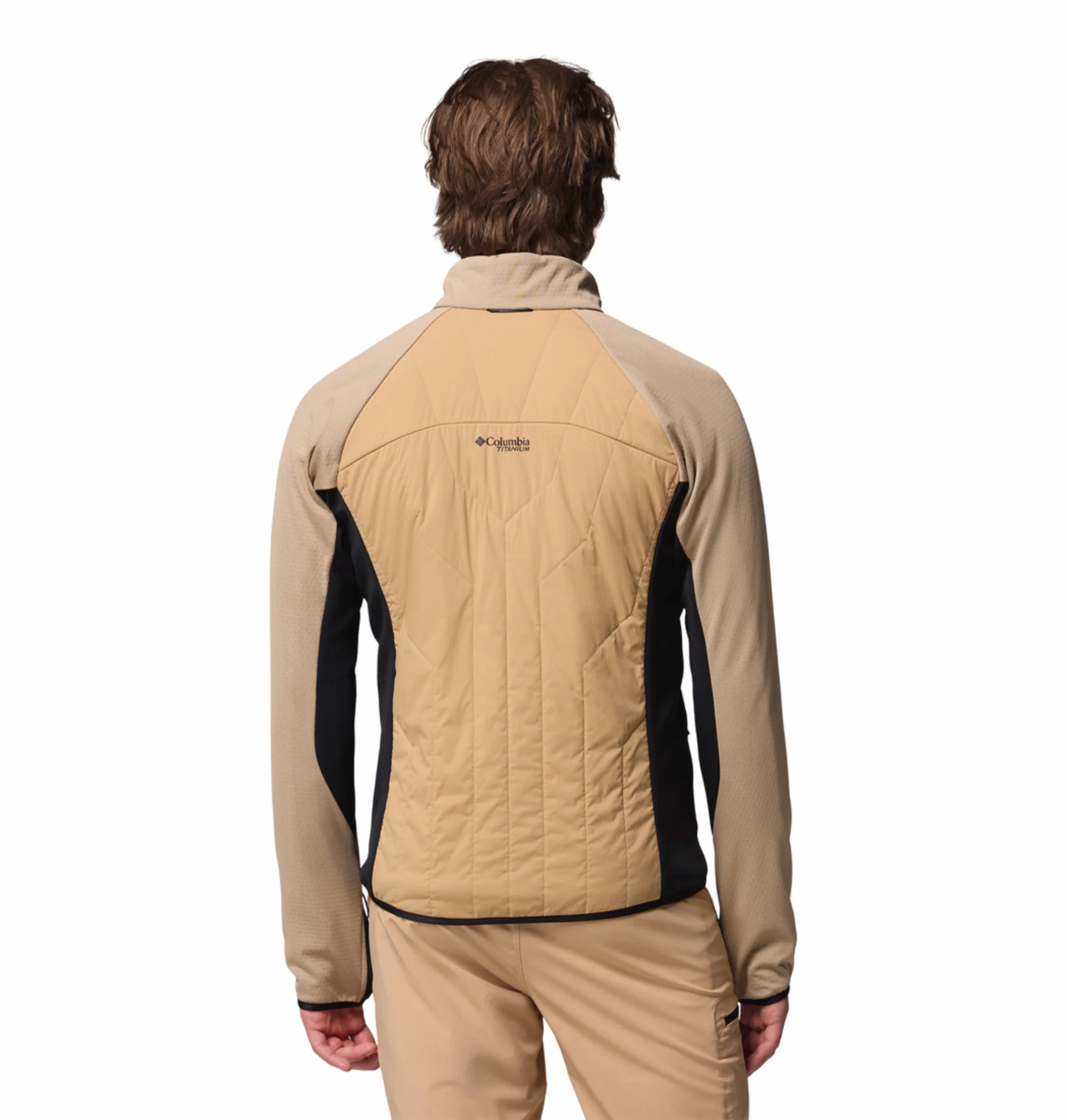 Columbia Men Brown OmniHeat Arctic Hybrid Fleece Jacket - Image 4