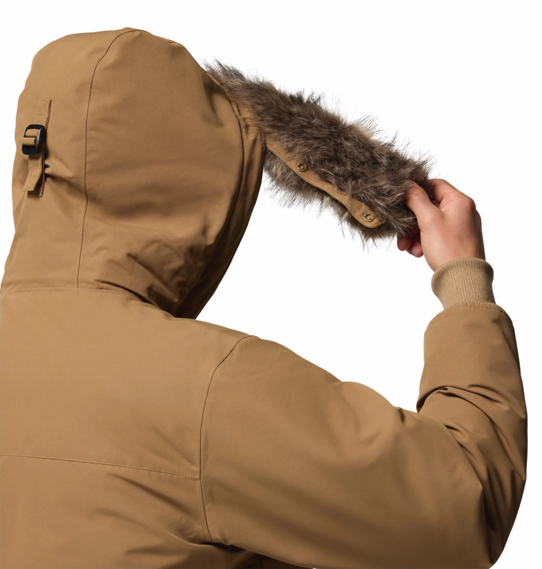 Columbia Men Brown OmniHeat Infinity Cape Ridge Bomber Down Jacket - Image 11