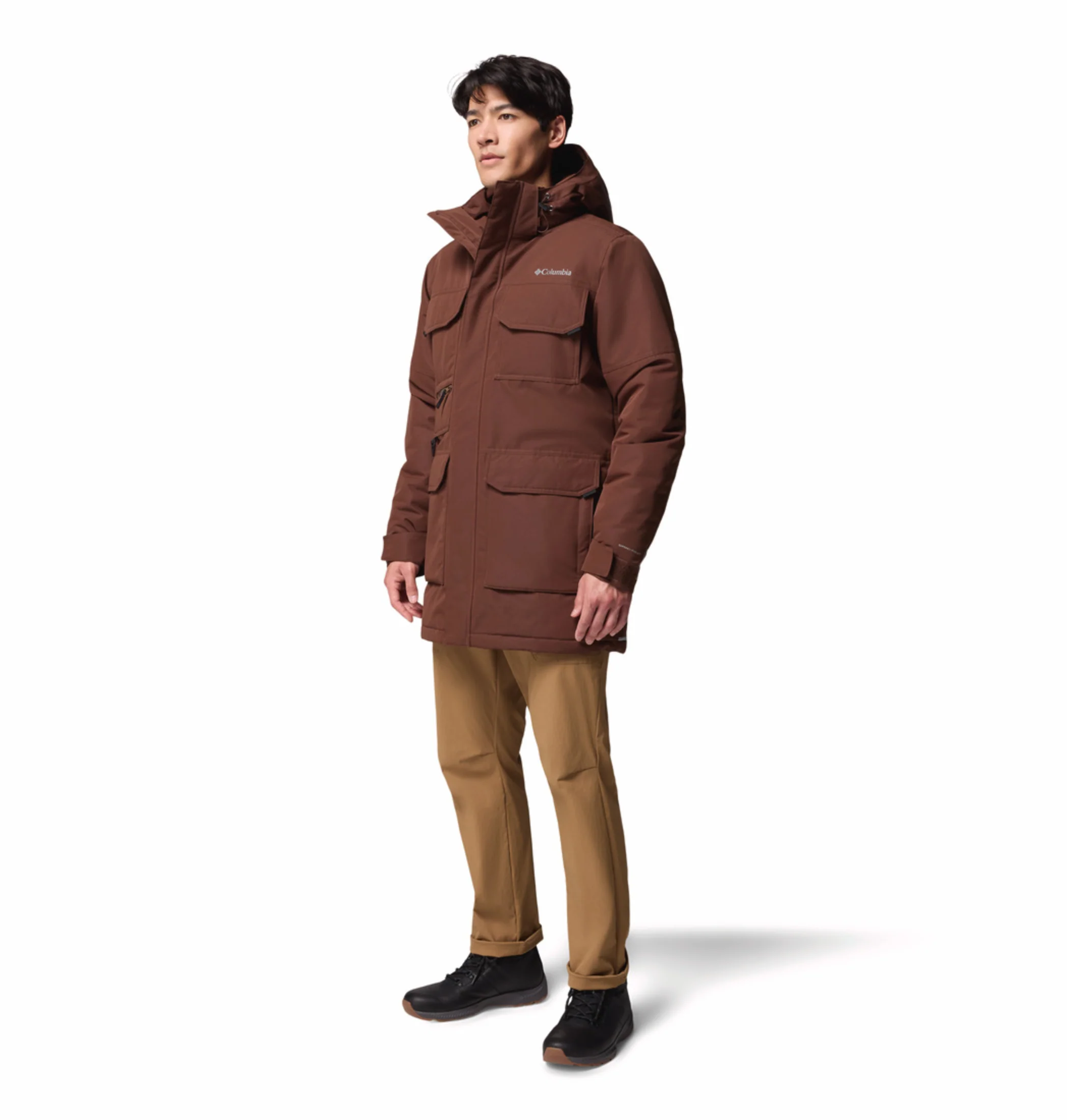 Columbia Men Brown OmniHeat Infinity Landroamer II Parka Jacket - Image 6