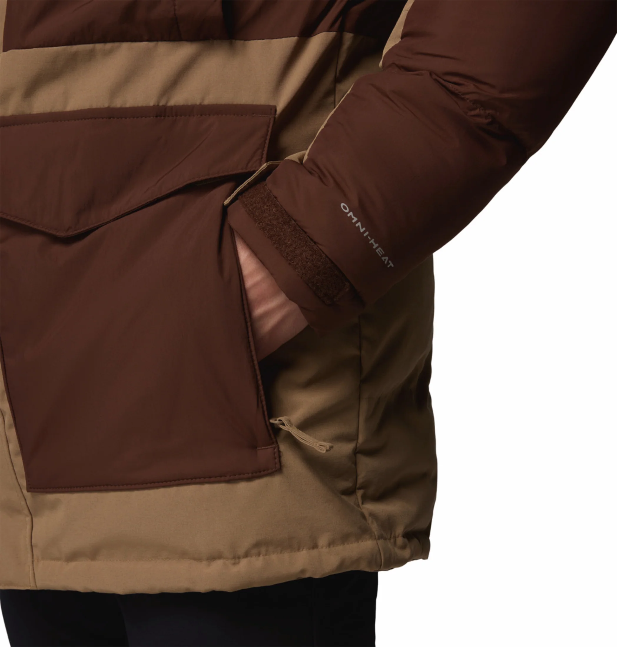 Columbia Men Brown OmniHeat Infinity Marquam Peak Fusion II Parka Jacket - Image 10