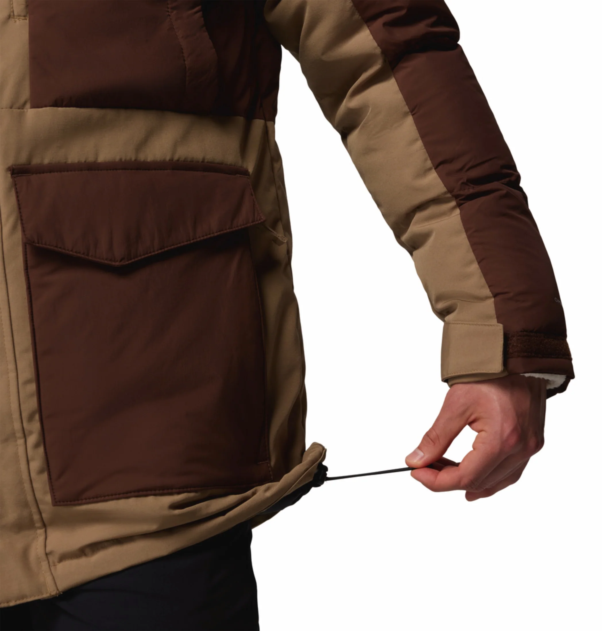 Columbia Men Brown OmniHeat Infinity Marquam Peak Fusion II Parka Jacket - Image 11