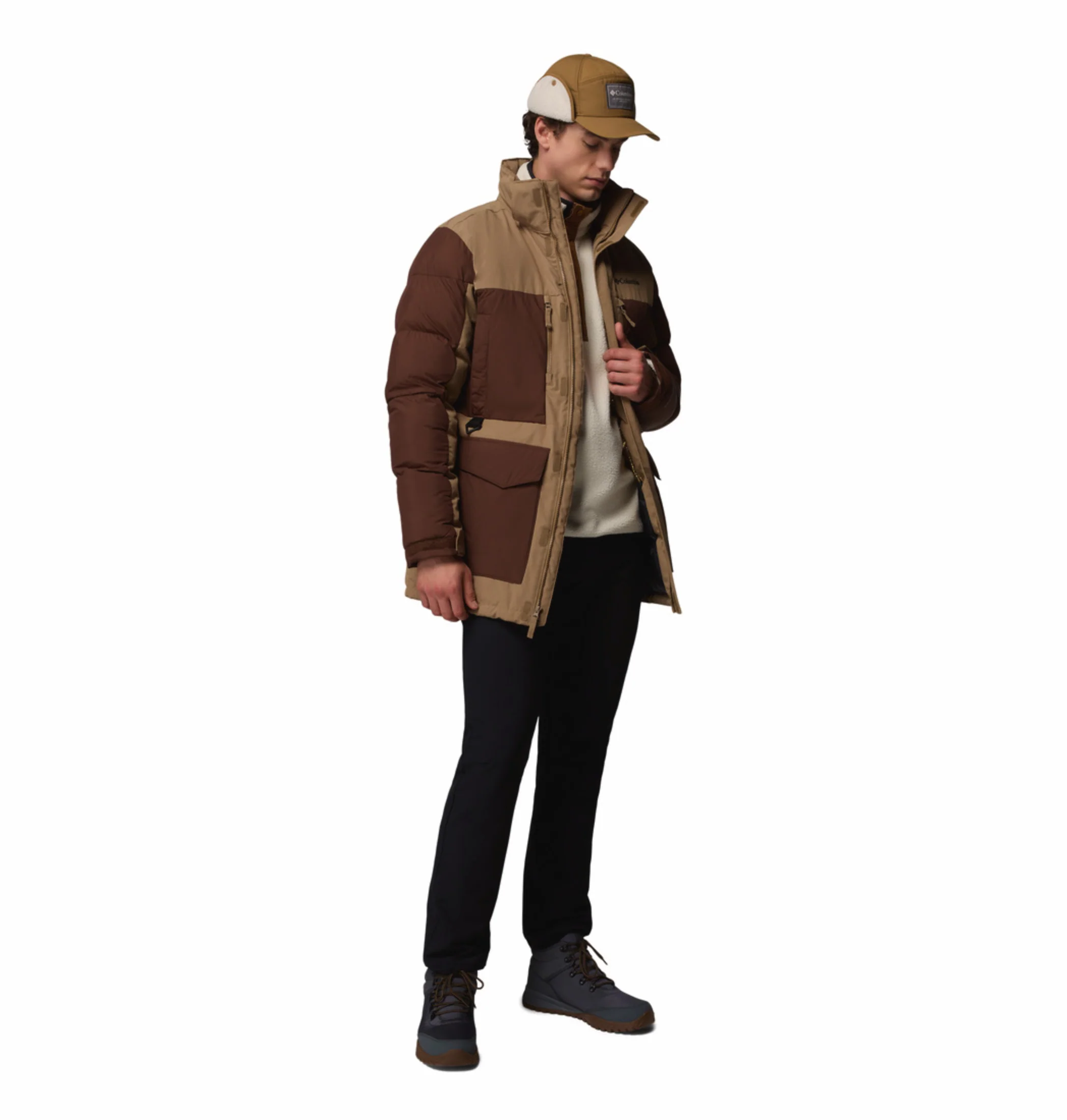 Columbia Men Brown OmniHeat Infinity Marquam Peak Fusion II Parka Jacket - Image 6