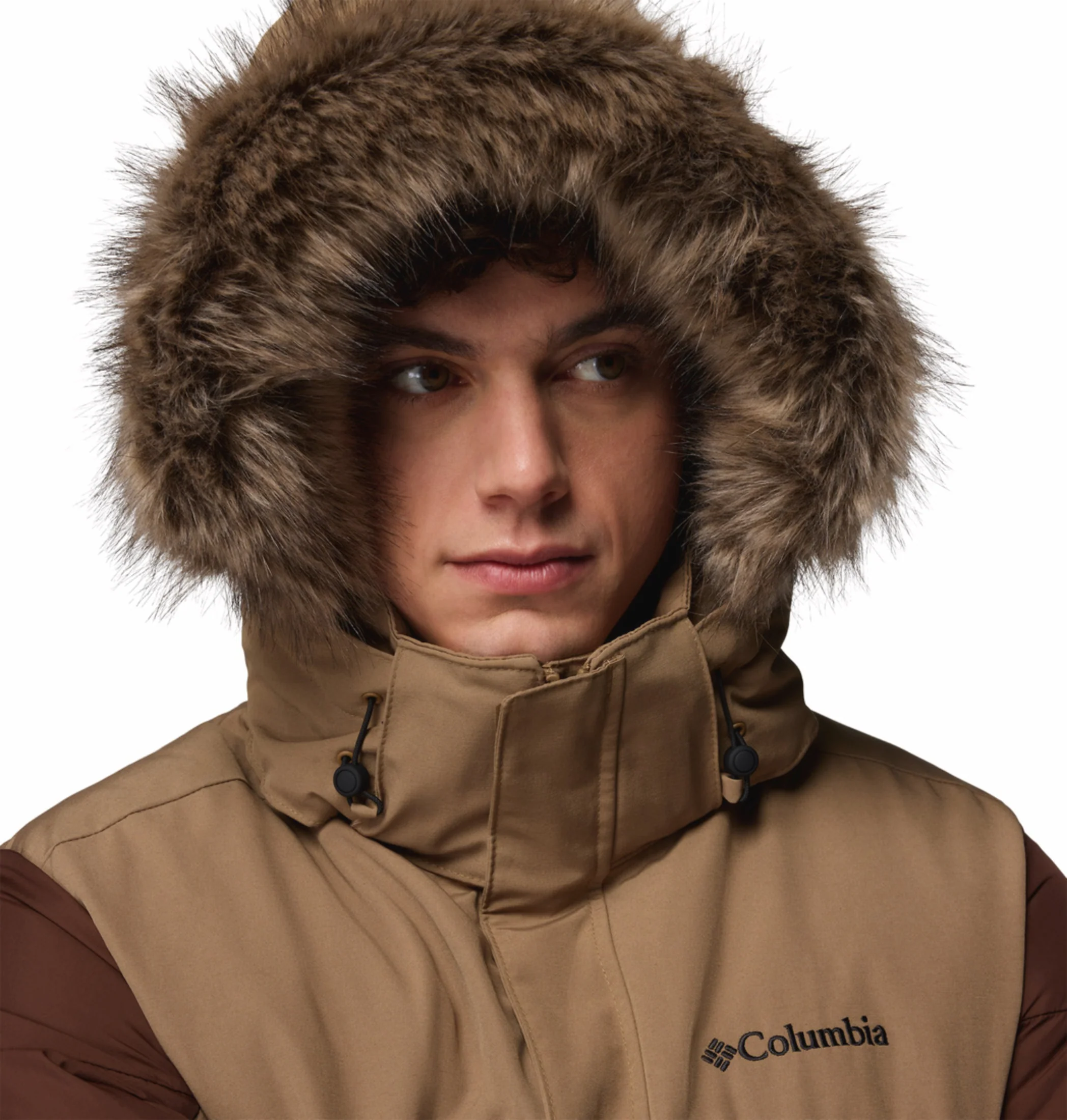 Columbia Men Brown OmniHeat Infinity Marquam Peak Fusion II Parka Jacket - Image 9