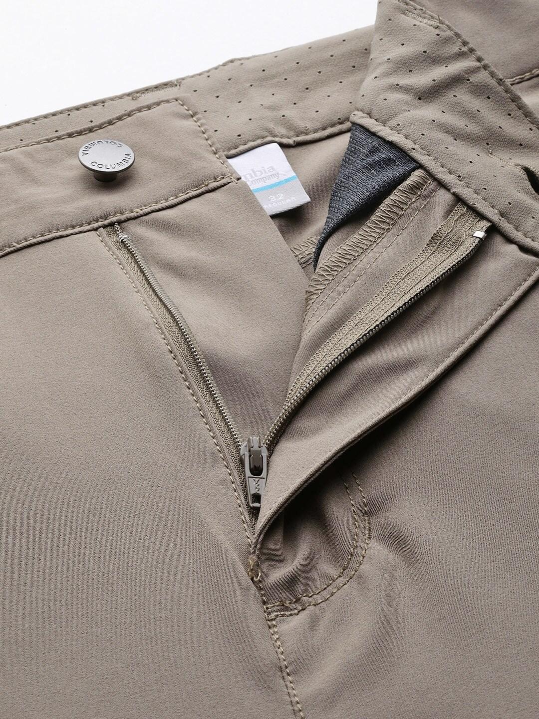 Columbia Men Beige Outdoor Elements Stretch Pant (Sun Protection) - Image 3