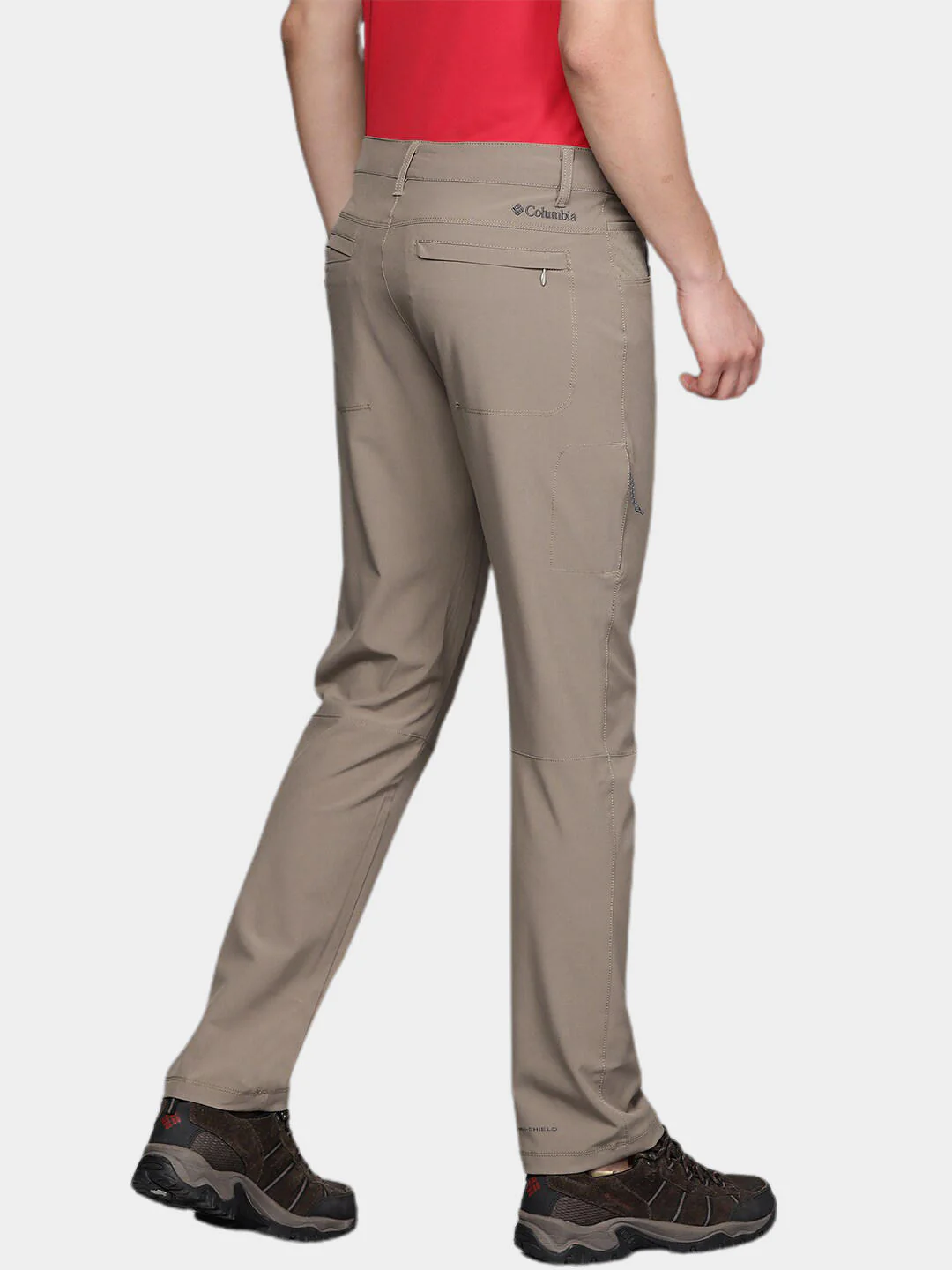 Columbia Men Beige Outdoor Elements Stretch Pant (Sun Protection) - Image 8
