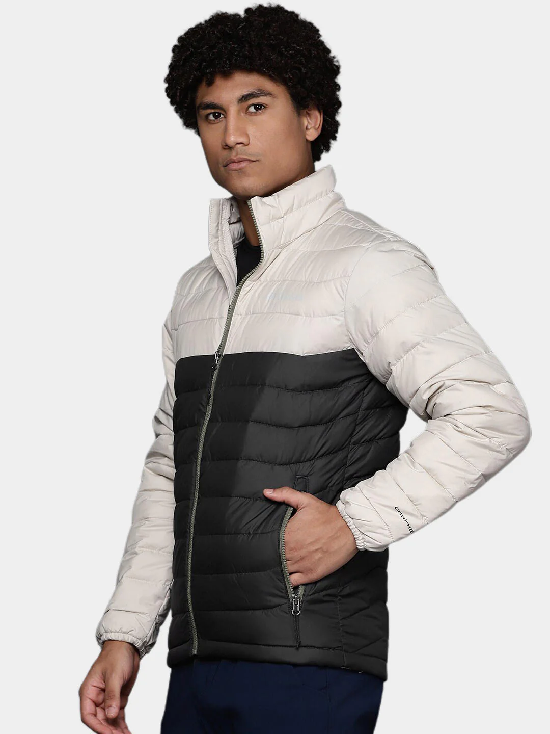 Columbia Men Brown Powder Lite Jacket - Image 10