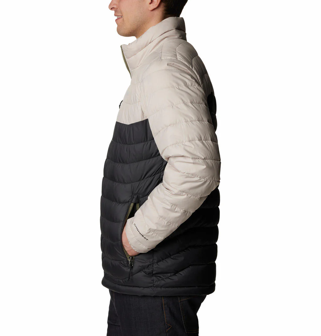 Columbia Men Brown Powder Lite Jacket - Image 2