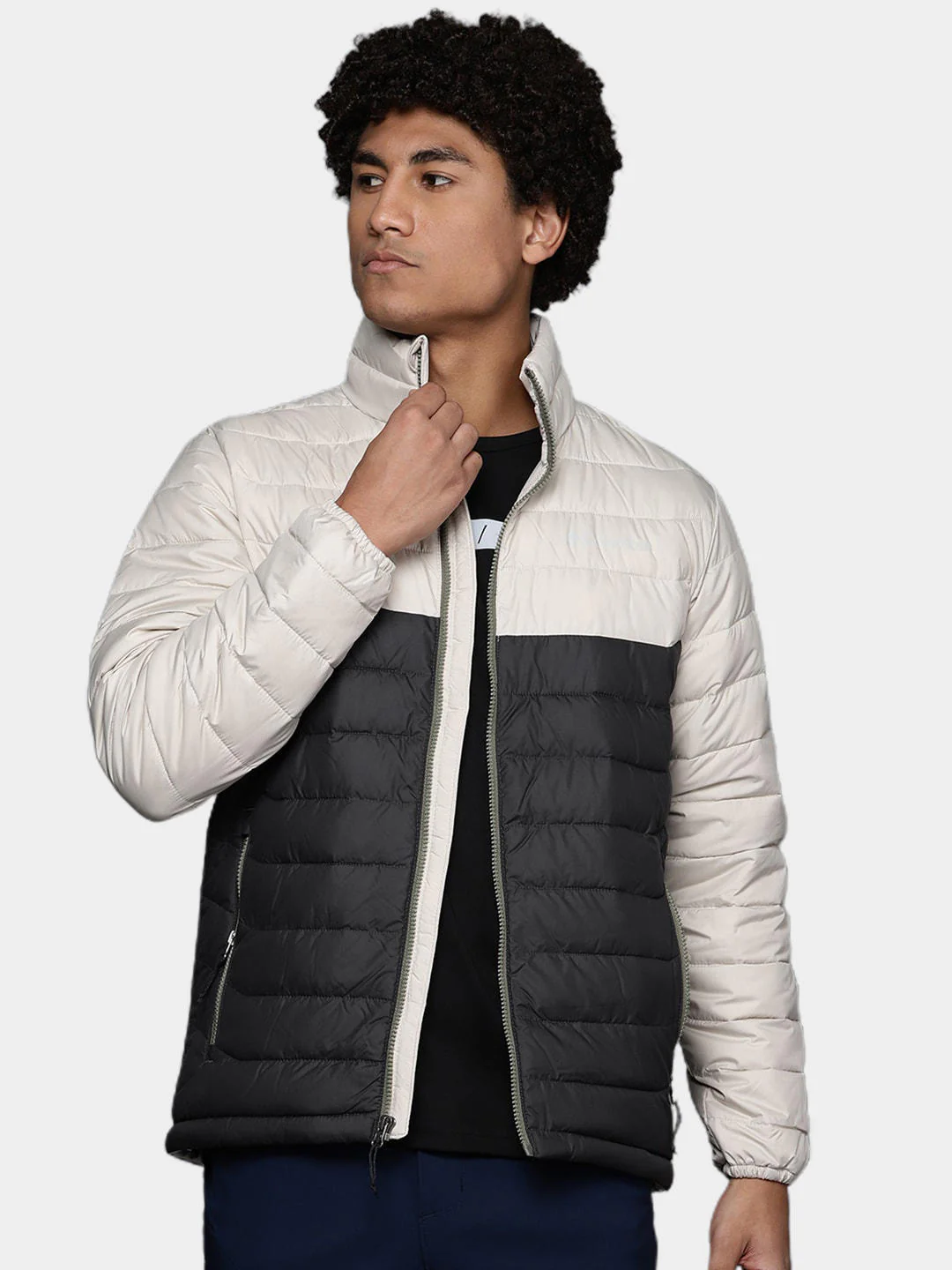 Columbia Men Brown Powder Lite Jacket - Image 9