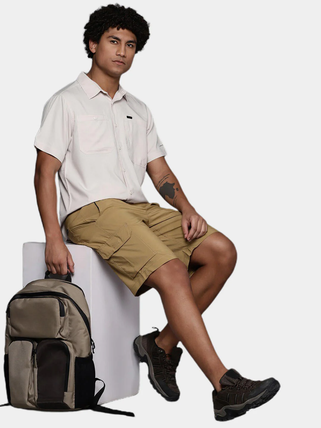 Columbia Men Brown Silver Ridge Utility Cargo Short (Sun Protection) - Image 13