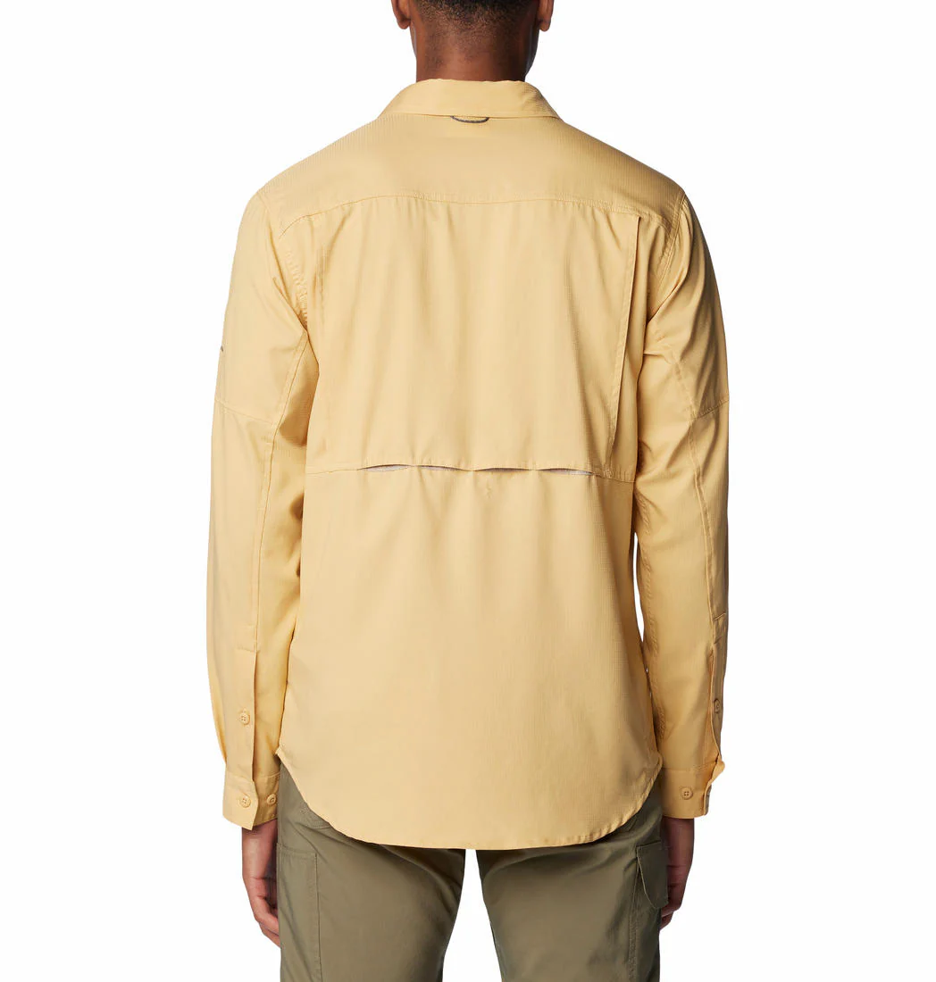 Columbia Men Beige Silver Ridge Utility Lite Long Sleeve (Sun Protection) - Image 2