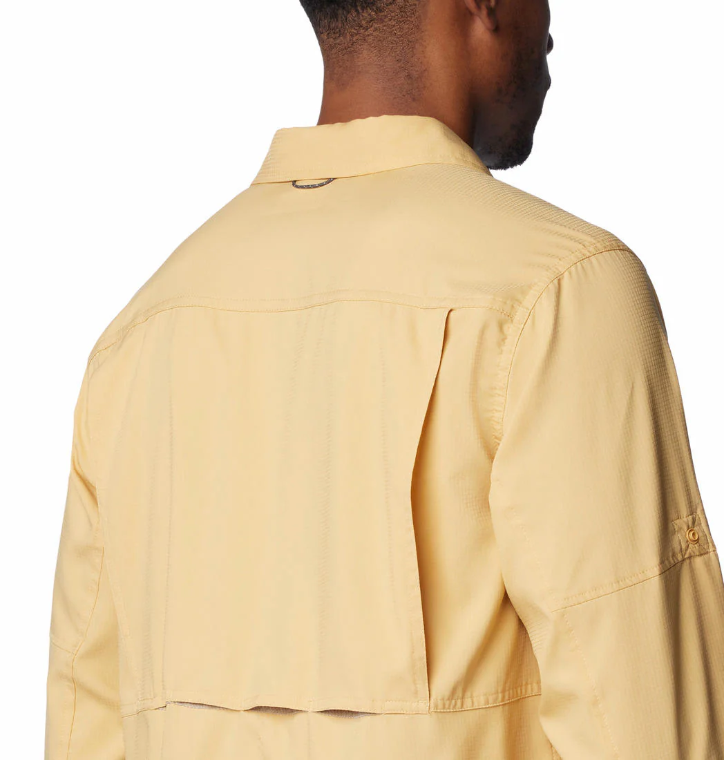 Columbia Men Beige Silver Ridge Utility Lite Long Sleeve (Sun Protection) - Image 7