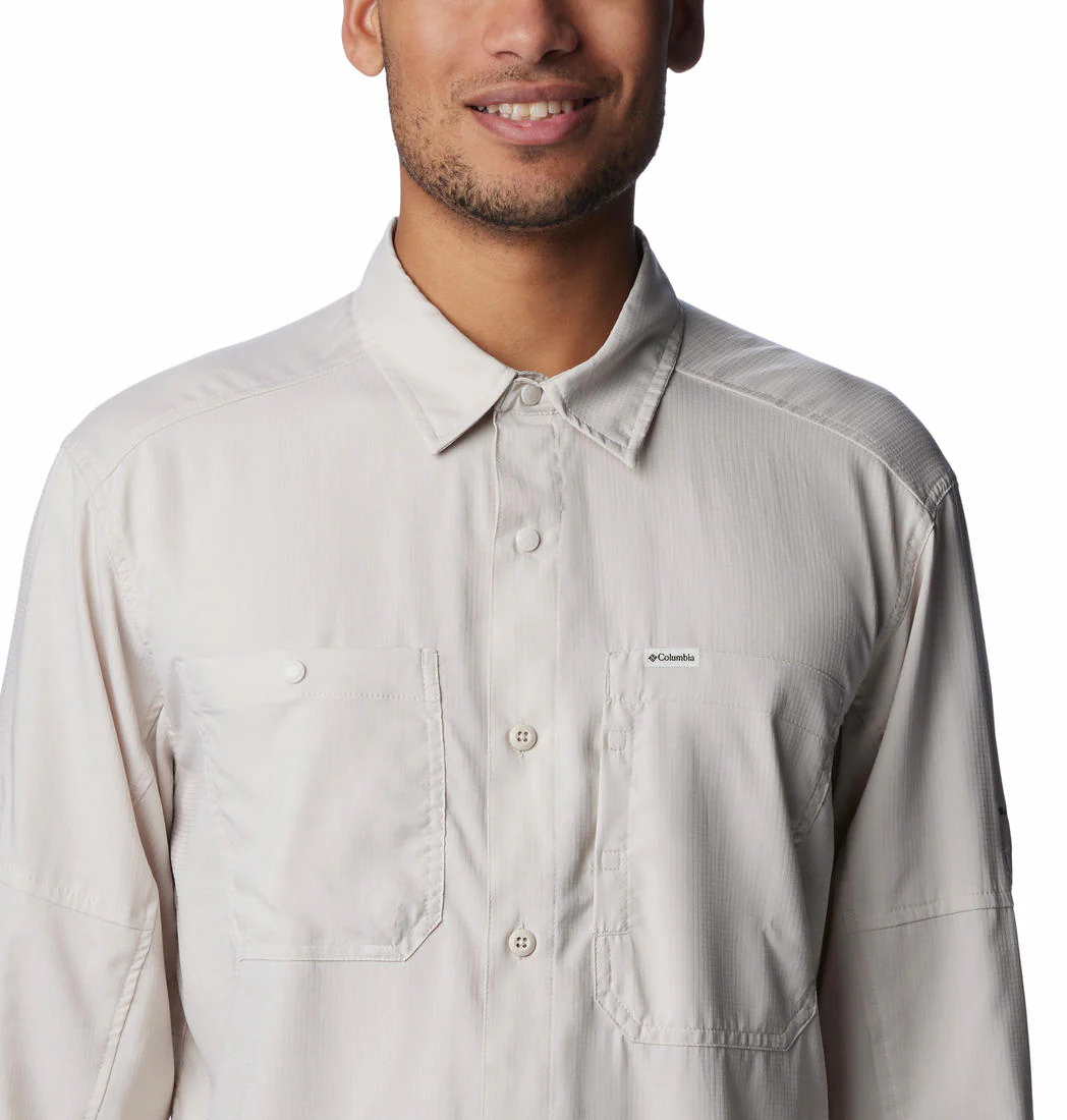 Columbia Men Brown Silver Ridge Utility Lite Long Sleeve (Sun Protection) - Image 3