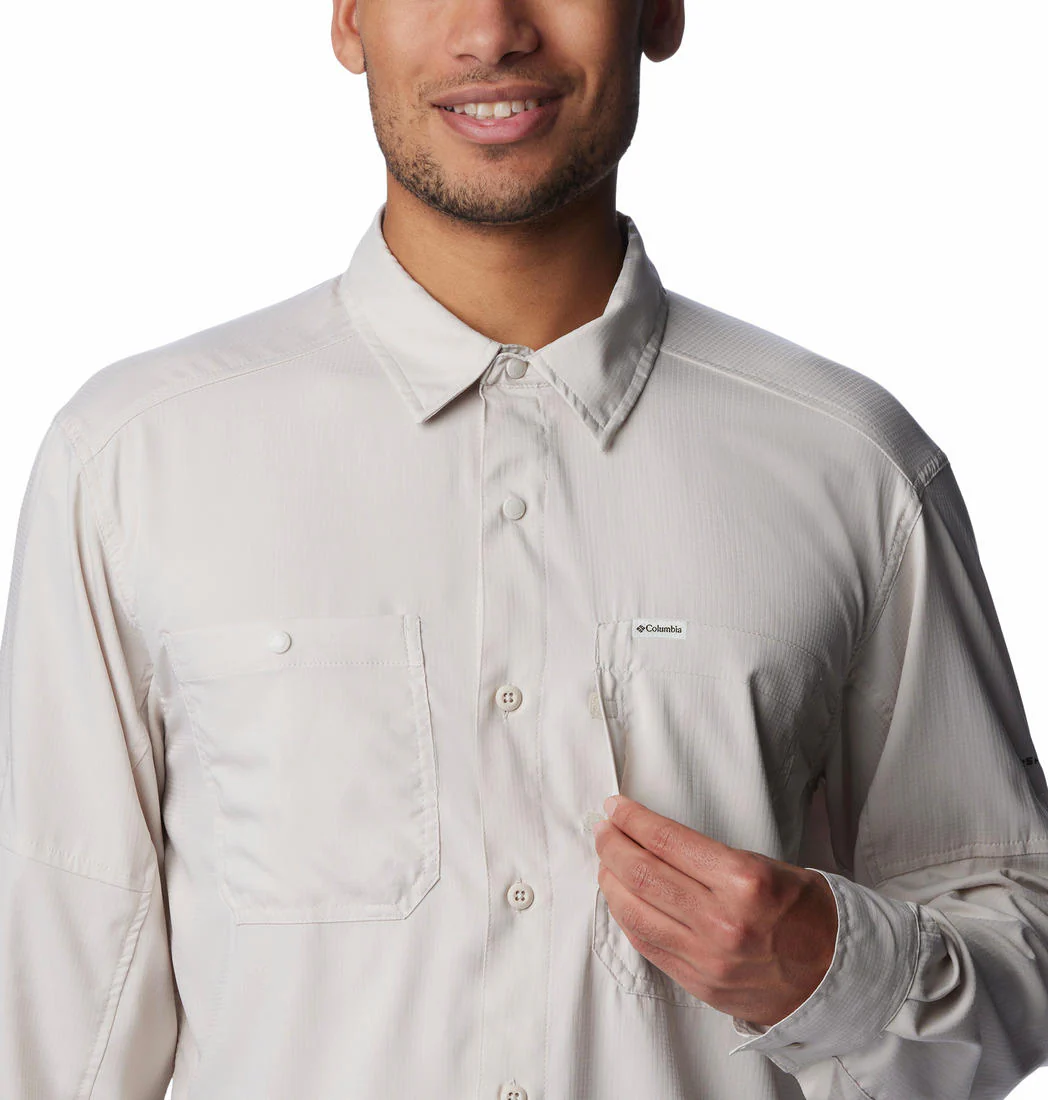 Columbia Men Brown Silver Ridge Utility Lite Long Sleeve (Sun Protection) - Image 6