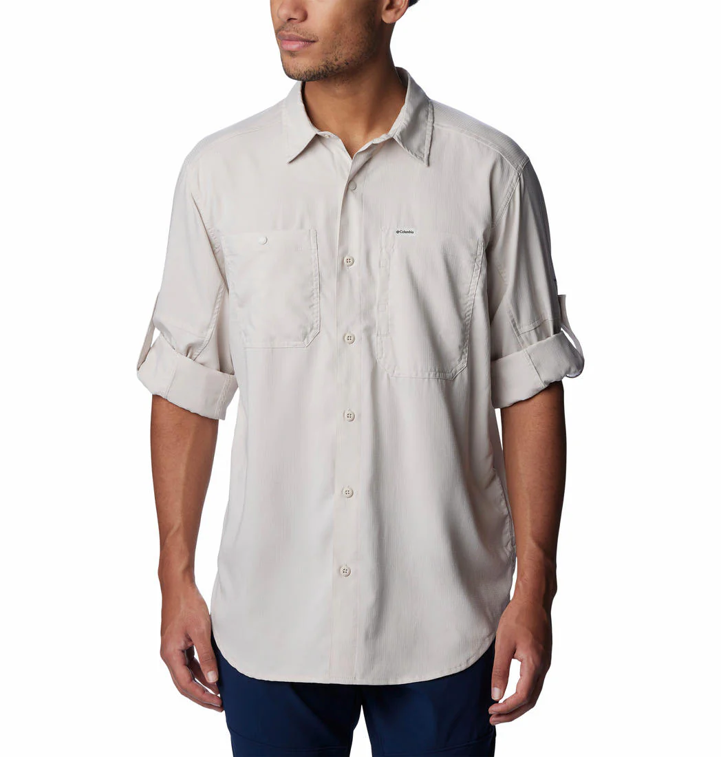 Columbia Men Brown Silver Ridge Utility Lite Long Sleeve (Sun Protection) - Image 7